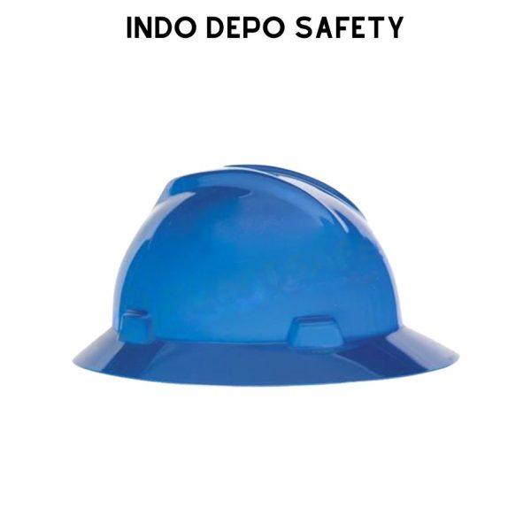 Helm Safety Proyek Msa V gard Full Brim - Indo Depo Safety