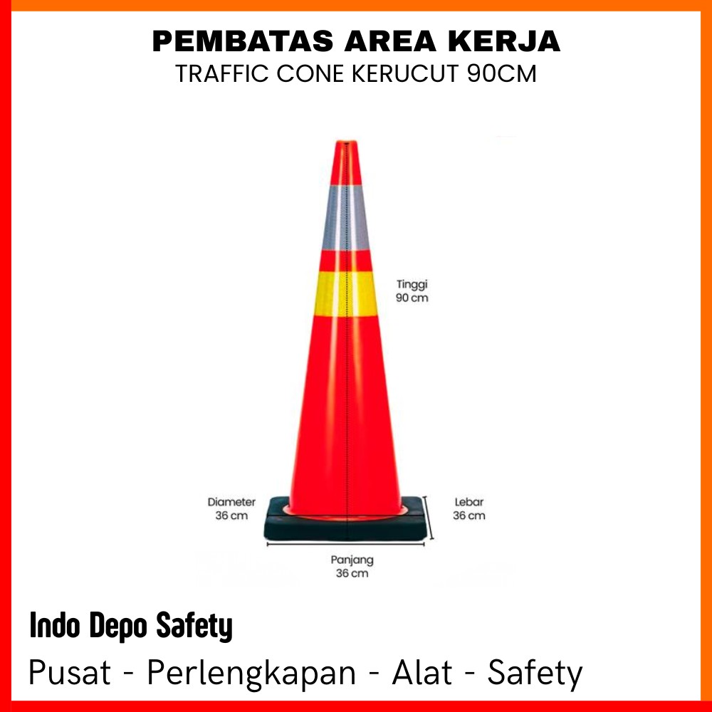 Pembatas Traffic Cone 90CM