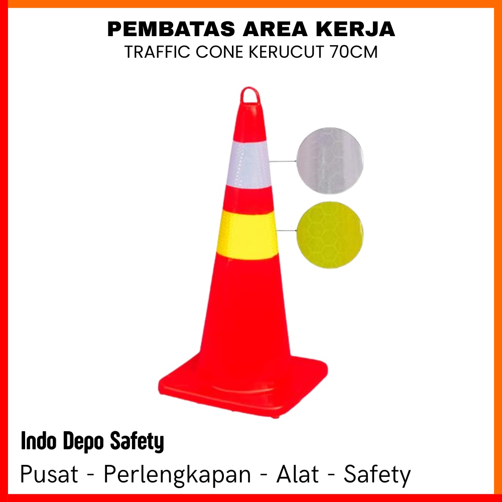 Traffic Cone Pembatas 70CM