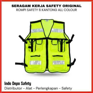 Rompi Safety 6 Kantong